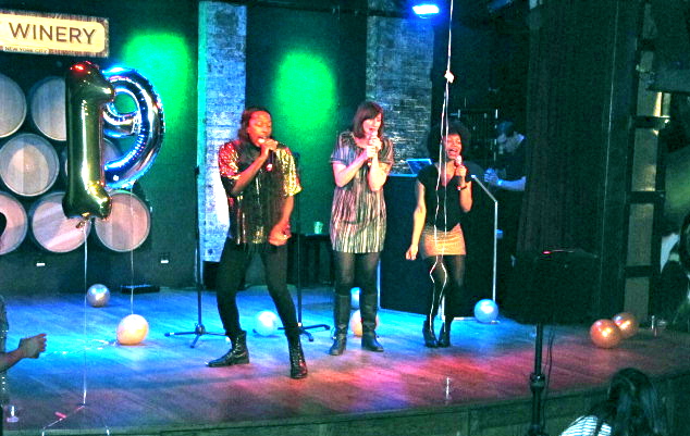 Corporate karaoke event at city winery
